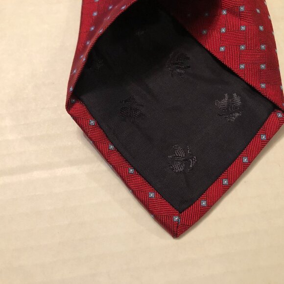 Men brooks brothers men\'s new red silk tie  3 3/4\